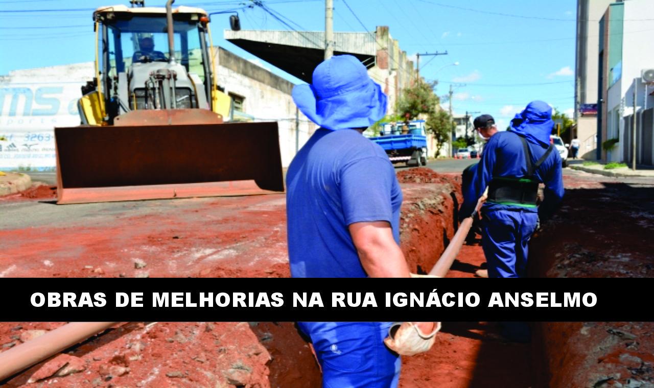 RUA IGNÁCIO ANSELMO TEM TROCA DE REDE DE ABASTECIMENTO DE ÁGUA QUE ANTECEDE RECAPE DA VIA