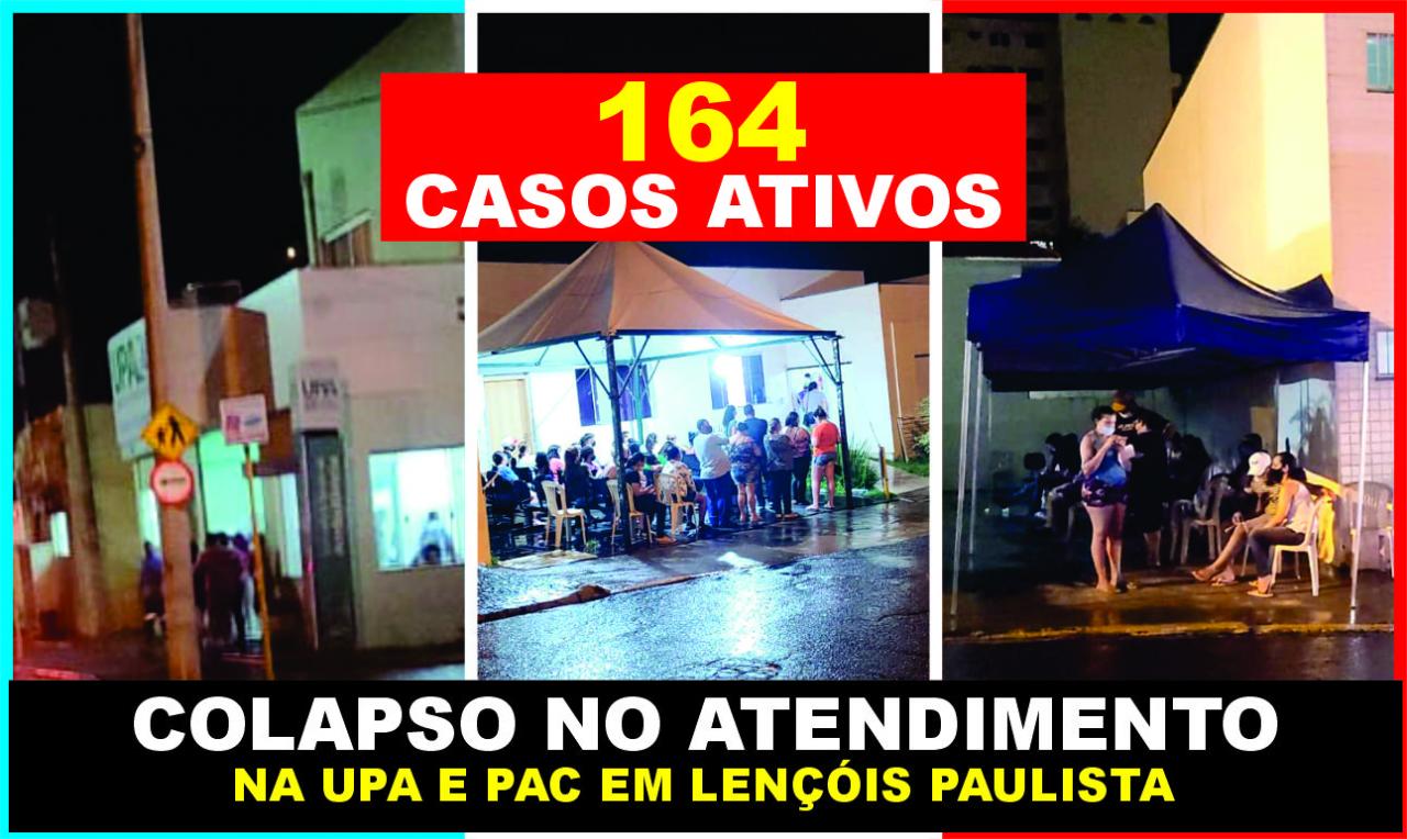 ANO NOVO – VELHA ROTINA: LENÇÓIS TEM EXPLOSÃO DE CASOS DE COVID