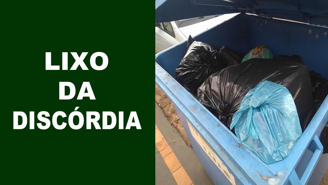 CONTENTOR DE LIXO GERA ATRITO ENTRE MORADORES