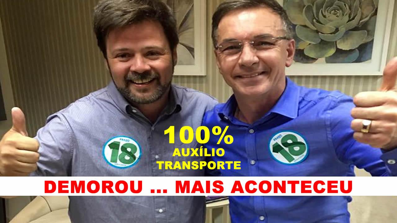 PROMESSA CUMPRIDA: PREFEITURA PAGARÁ 100% DE AUXÍLIO-TRANSPORTE