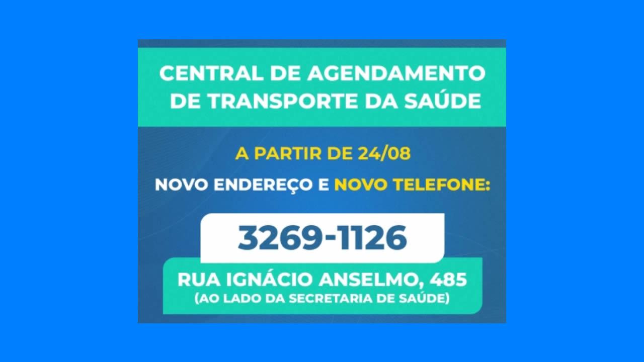 Central de Agendamento de Transportes tem novo endereço e telefone