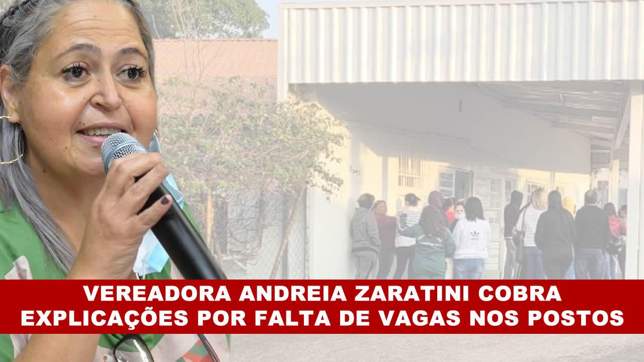VEREADORA ANDREIA ZARATINI E VALDEVINO MIGUEL RELATAM FALTA DE VAGA NOS POSTOS DE SAÚDE