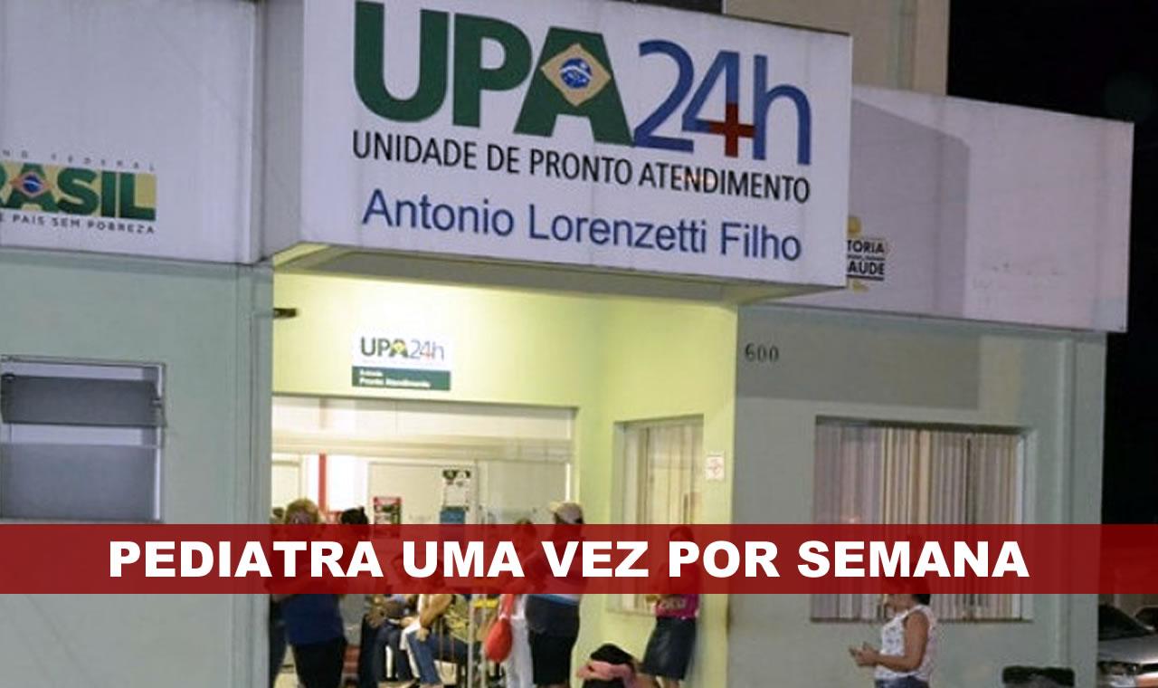 FALTA DE PEDIATRA É ROTINA NA UPA