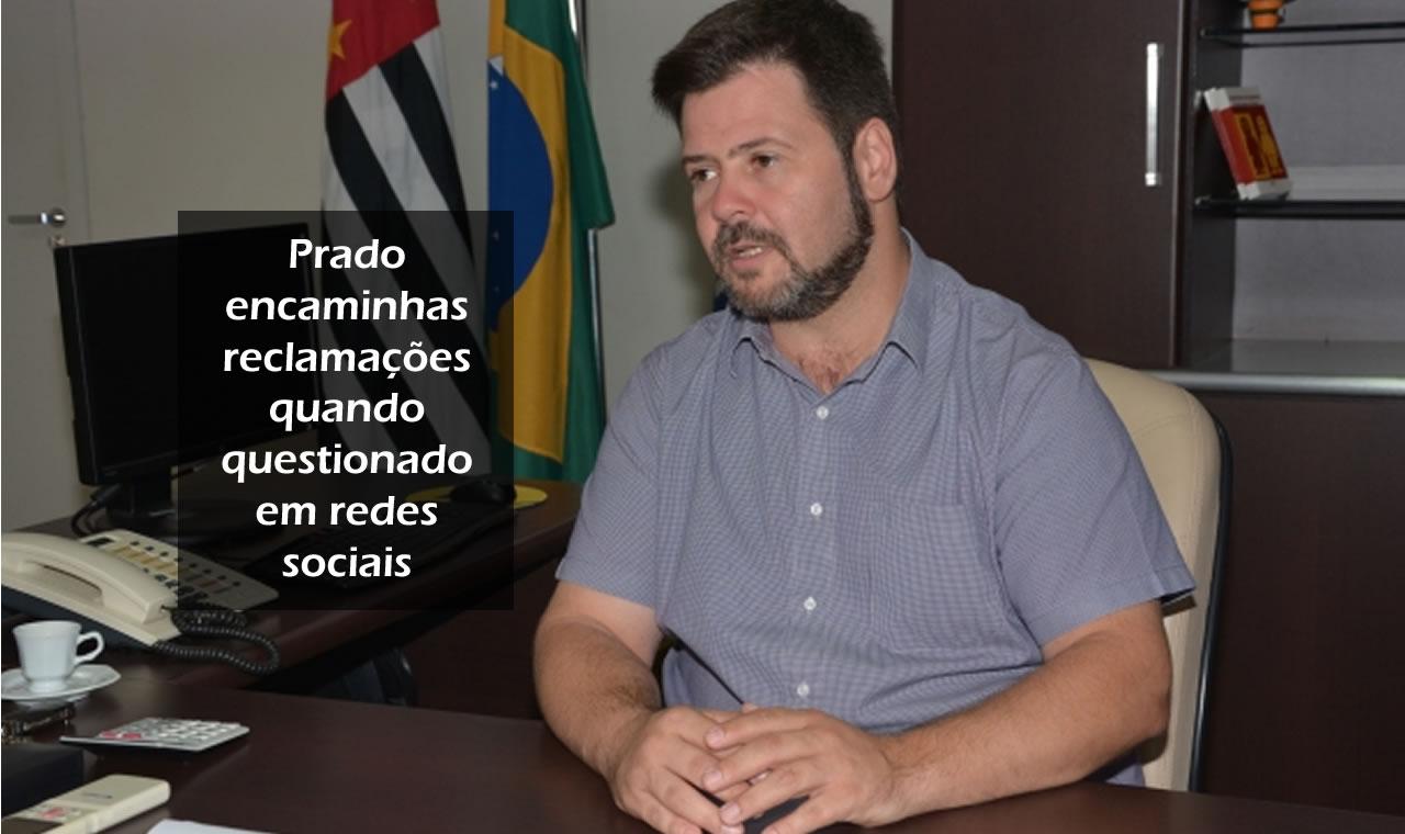 PRADO É ATIVO NAS REDES SOCIAIS