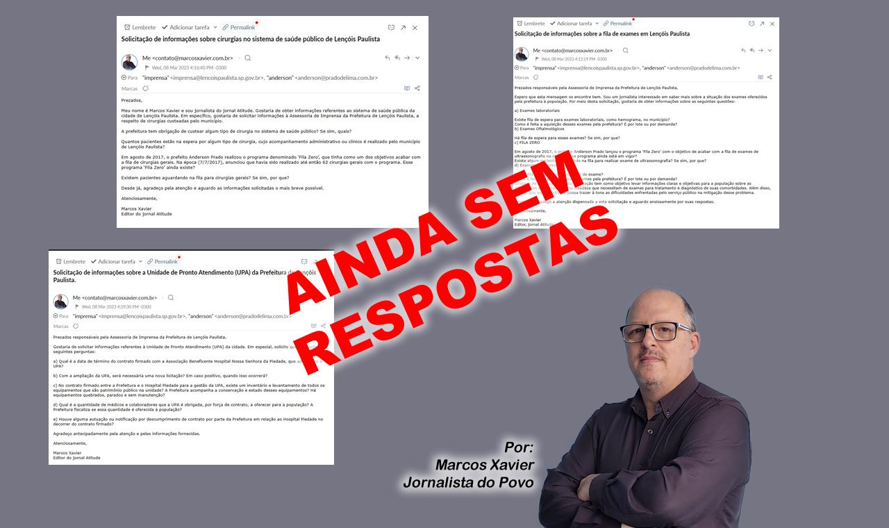 Jornal Atitude busca levar informações relevantes à população, mesmo diante da falta de transparência da Prefeitura de Lençóis Paulista