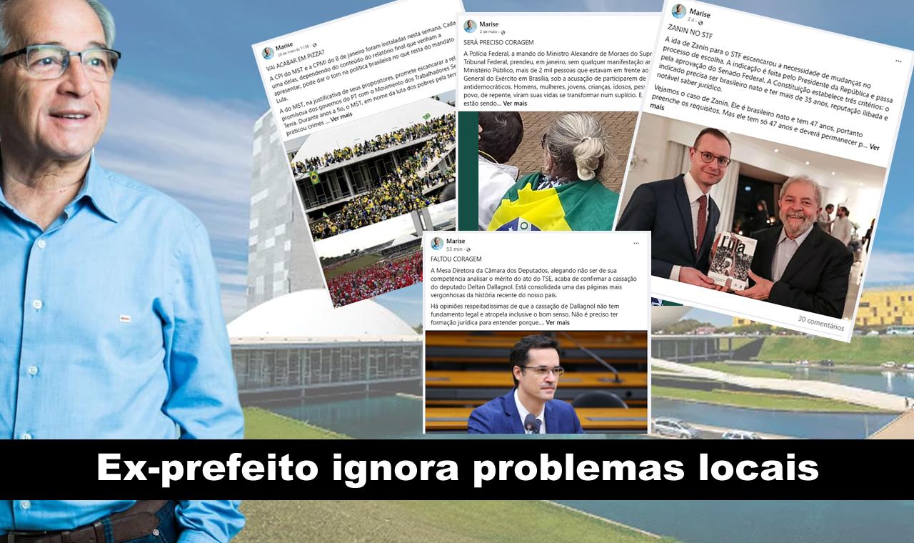 Ex-prefeito de Lençóis Paulista prefere falar de Brasília do que da cidade