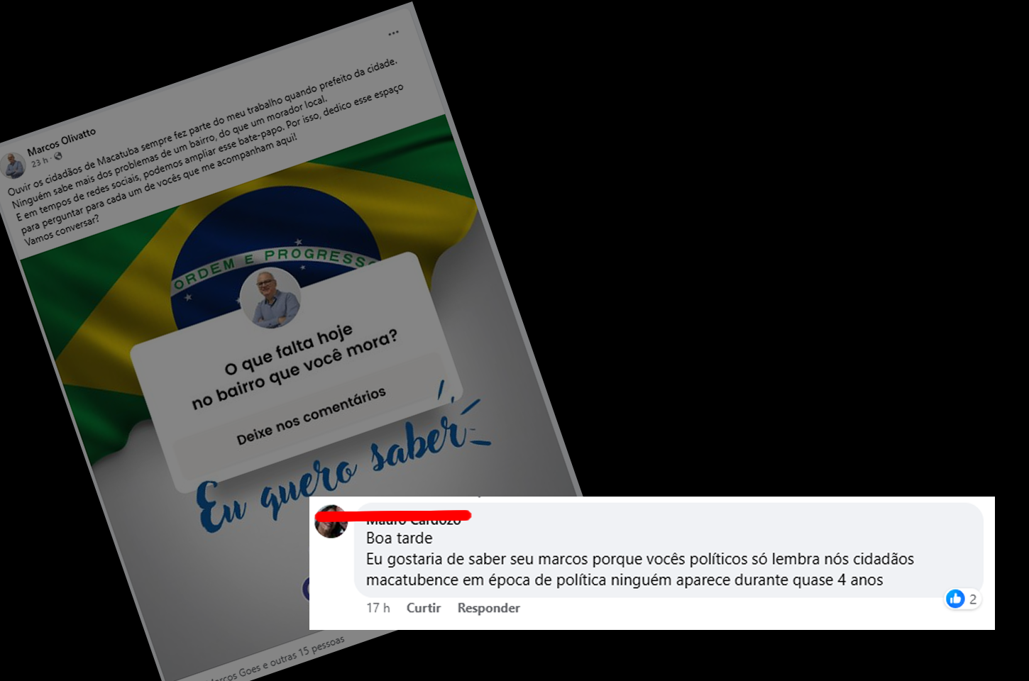 OLIVATTO RESSUSCITA NAS REDES EM ANO ELEITORAL