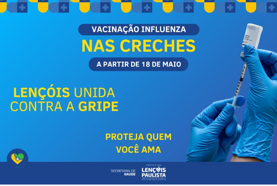 Vacina vai até as creches