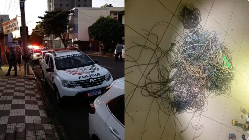 Preso pela 14ª vez após furto e fuga por telhados