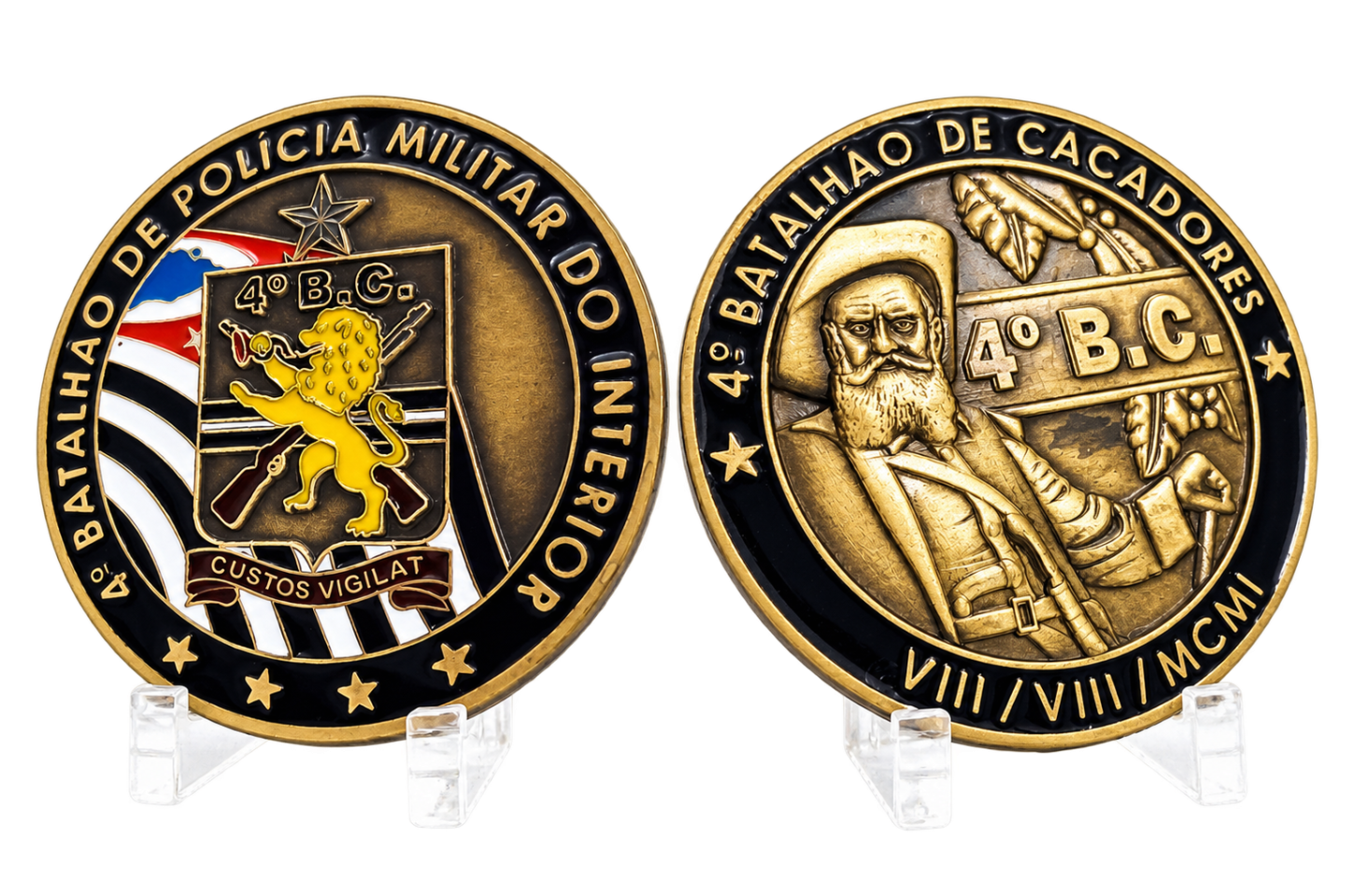 Challenge Coin do 4º Batalhão de Caçadores celebra dez anos com cerimônia em Lençóis Paulista