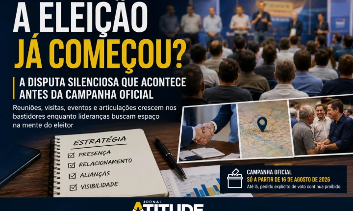 A eleição já começou? A disputa silenciosa que acontece antes da campanha oficial