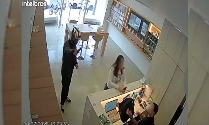 Assaltante é preso após roubo com tiros em loja de Bauru