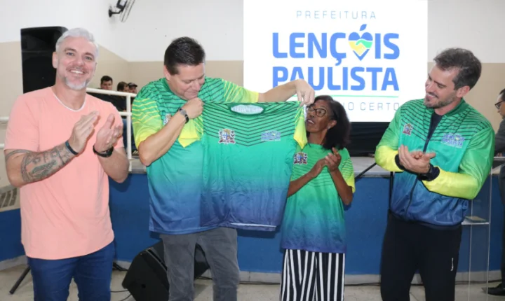Atletas de Lençóis Paulista recebem homenagem antes dos Jogos da Melhor Idade