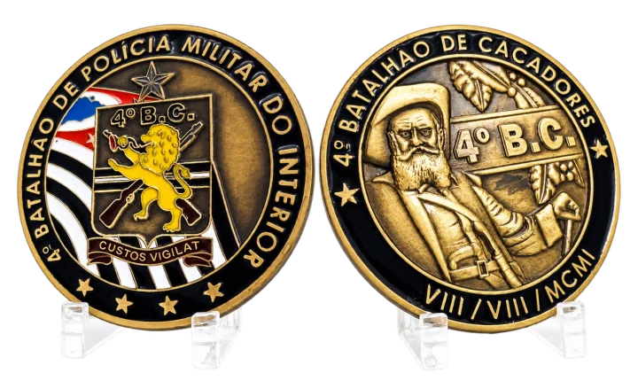 Challenge Coin do 4º Batalhão de Caçadores celebra dez anos com cerimônia em Lençóis Paulista