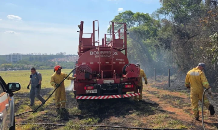 Corpo de Bombeiros realiza primeiro simulado com fogo real em Lençóis Paulista