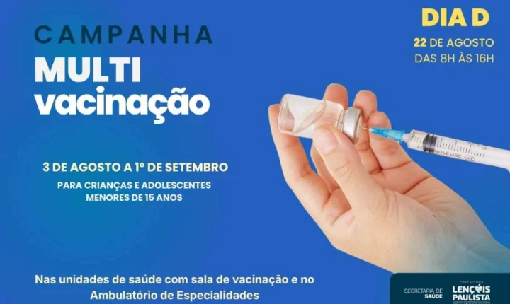 Multivacinação começa e reforça proteção de crianças