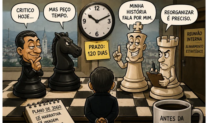 O relógio dos bastidores