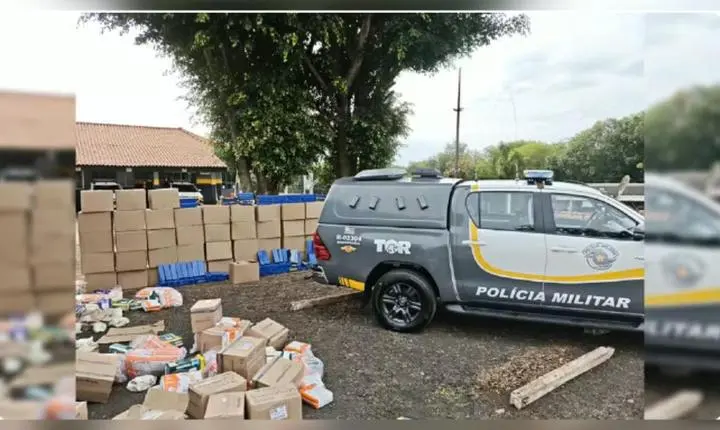 Polícia apreende mais de 1,4 tonelada de maconha escondida em carga de fraldas em Assis